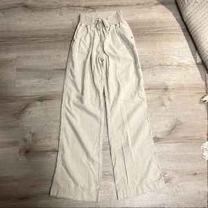 Linen wideleg Beach Pants
